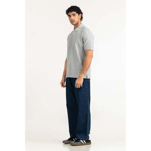 Polo en coton tricoté pour homme, coupe classique, col brodé, respirant, manches courtes, vêtements de golf décontractés, OEM ODM Private Label - Product Image 4