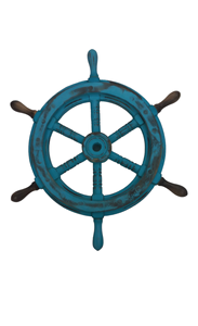 Antique Ship Wheel Wall <b>Decor</b> Wholesale Price Decorative Nautical Ship Wheel Home Interior <b>Decor</b> Crafts And <b>Accessories</b> Latest - Product Image 3
