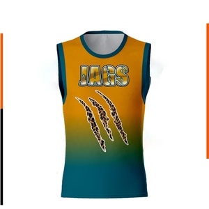 High Quality Custom 7on7 7v7 <b>Compression</b> Football Uniforms Breathable Stretchable Flag Football Wear Sublimated Printing Summer - Product Image 3