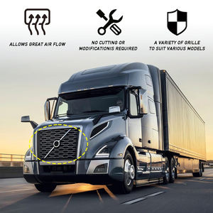 Nouvelle calandre chromée compatible avec les <span class=keywords><strong>semi</strong></span>-camions VNL 2018-2020 avec écran anti-insectes 84724157 84724159 - Product Image 5