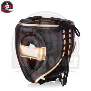 Protector de Cabeza de Boxeo Ajustable de Cuero PU, Resistente a Impactos, Forro Suave, Cómodo Protector Bucal Grande para Boxeadores Amateurs y Profesionales - Product Image 2