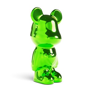Objeto Decorativo de Resina Verde Moderno y Duradero de 28 cm para Mesa, con Diseño de Oso - Product Image 1