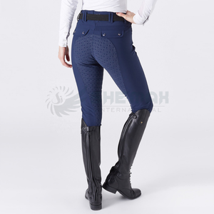 Medias de equitación Ecuestre para mujer de tacto suave, tela elástica flexible segura para sesiones de entrenamiento y comodidad de equitación - Product Image 3