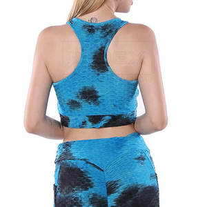 Ensemble de yoga pour femmes nouveau style à séchage rapide vêtements de sport respirant et grande taille motif solide fabriqué au Pakistan - Product Image 6