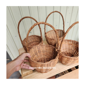 DIVERS PANIER EN OSIER DE BONNE QUALITÉ POUR FLEUR CONTENANT BON PRIX VENTE BON MARCHÉ MATÉRIEL NATUREL PANIER DÉCORATION CADEAU - Product Image 5
