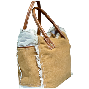 Nuevo Bolso de Mano de Lona para Mujer, Bolso Tejido Premium para Fin de Semana, 2026, Venta al por Mayor, Accesorios Premium, Cremalleras, Bolsillo Interior - Product Image 3