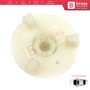 BWR5048 Motor regulador de ventana Cog Roller Gear para camión CF65 CF75 CF85 XF95 XF105 2001-2013 1779727 1779728 Bross Auto Parts - Product Image 2