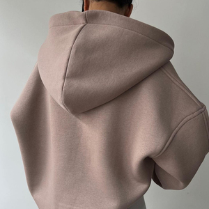 Sweats à capuche oversize pour femmes en coton 100% lourd avec épaules tombantes, manches longues, lettres imprimées à l'écran, nouvelle arrivée pour l'hiver - Product Image 6