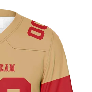 Maillot de football américain imprimé pour hommes en matériau durable Tarif de gros Maillot anti-rides sur mesure à vendre - Product Image 5