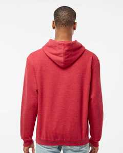 Tultex Fleece Hooded <b>Sweatshirt</b> Custom <b>Red</b> Oversized Hoodie Training Wear Cotton Pullover <b>Men</b> Hoodies - Product Image 3