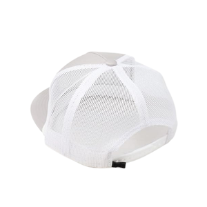 หมวกกีฬา5แผงหมวกทรักเกอร์ตาข่ายแบบปักโลโก้แบบออกแบบได้ตามต้องการหมวกแนวสปอร์ตมีเชือก OEM OEM OEM สำหรับผู้ชายผู้หญิง - Product Image 5
