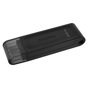 Memoria USB Tipo-C de 64 GB DATATRAVELER 70 3.2 Negra Personalizada con Memoria Integrada de 32 GB y Capacidad de 1 GB para Conductores - Product Image 5
