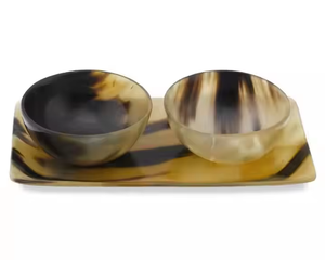 Cuenco de cuerno natural para tamaño personalizado y precio barato con cuenco de color de cuerno natural pulido hecho a mano gran oferta por artesanía de media luna - Product Image 5