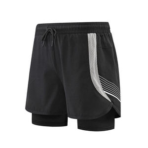 Streetwear décontracté pour hommes, short de bain en toile et velours côtelé à motif uni, élastique personnalisé avec sublimation, coupe ample - Product Image 3