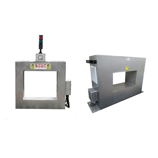 Magneteksan Tunnel Type Industrial Electromagnetic Demagnetizer System 1% Tolerance for Continuous Demagnetization Long Metal