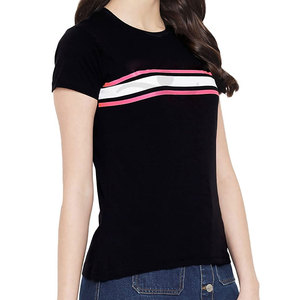Camiseta básica de manga corta de algodón para mujer, ajustada, informal, transpirable, suave, cómoda, sencilla, a la moda de verano, color sólido - Product Image 2