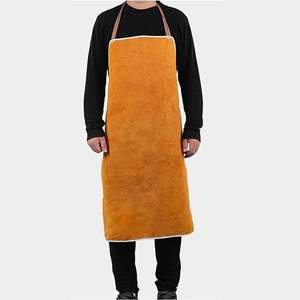 Delantal de carpintero de cuero PU de alta calidad, delantal de cocina impermeable, delantal de barbacoa ecológico para hornear - Product Image 3