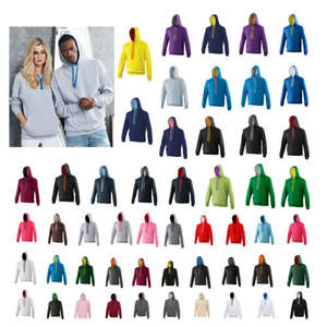 Bella toile fermeture éclair hommes à capuche EcoSmart polaire fermeture éclair-avant sweats à capuche coton mélangé polaire sweat-shirt thermique fermeture éclair sweats à capuche - Product Image 6