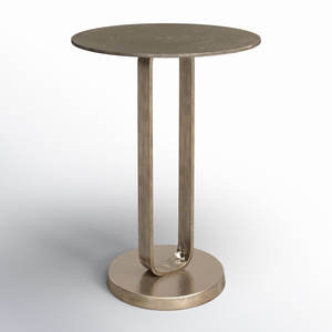 Mesa Auxiliar Stanza de Lujo de Última Llegada con Forma Redonda, Metal Resistente, Alta Calidad, Venta al por Mayor - Product Image 1