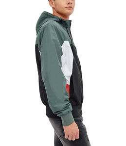 Chaqueta Cortavientos Reversible Personalizada para Hombre, Estilo Urbano, Bolsillos Extra Grandes, Nailon Ligero, Impermeable - Product Image 5