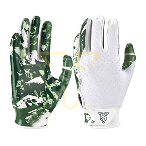 Gants de football américain unisexes et confortables faits à la main au Pakistan - Product Image 1