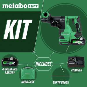 Kit de Martillo Rotatorio Inalámbrico de 36V MultiVolt con Nivel LED, SDS Plus, 1-1/8 Pulgadas, Protección Contra Vibraciones, Adaptador de CA Opcional Incluido - Product Image 4