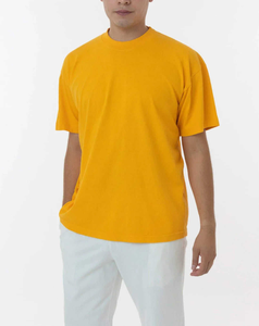 Nouveaux Styles T-shirts en coton pour hommes lourds impression personnalisée chemises en jersey surdimensionnées 300 GSM vêtements t-shirt pour homme - Product Image 6