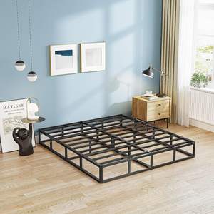 TRIHO THF-1149 New Model Queen Size Bed High Foundation Assemble Iron-art Metal Platform <b>Tall</b> Steel Bed - Product Image 3