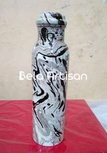 Venta al por mayor botella de cobre a prueba de fugas y a prueba de suciedad diseño con función sin juntas vasos de plástico favoritos para Ayurveda Yoga - Product Image 2