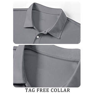 Chemises polo pour hommes, nouvelle conception estivale, décontractées, manches courtes, tendance, sports de plein air, couleurs personnalisées, chemises anti-froissement - Product Image 3