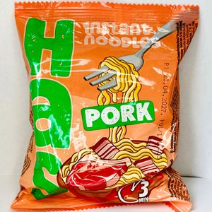 บะหมี่กึ่งสำเร็จรูป แป้งสาลี รสหมู 70 กรัม กล่อง ทอด 3 นาที ปรุงสุก 18% ไขมัน ได้รับการรับรองมาตรฐาน HACCP/IFS - Product Image 5
