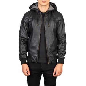 Blouson de moto en cuir unisexe de haute qualité pour l'hiver, personnalisé, respirant, grande taille, imperméable, coupe-vent, imprimé, sportif - Product Image 2