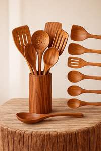 Juego de Utensilios de Cocina de Madera de Alta Calidad |   Acabado Pulido |   Precio de Fabricante - Product Image 2