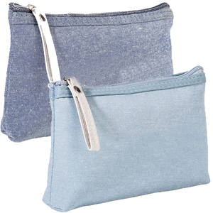 Fashionable Large Cotton Canvas Makeup Organizer Kit Foldable Fabric Cosmetic Case with Zipper Closure-Medium Makeup <b>Bag</b> <b>Small</b> - Product Image 6