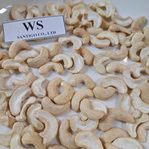 Échantillon GRATUIT Noix de cajou cassées SANTIGO Kaju Badam Noix de cajou prêtes à être expédiées WS Blanc fendu - Product Image 1