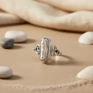925 Silver Pearl <b>Ring</b> <b>for</b> <b>Women</b> <b>Statement</b> Jewelry - Product Image 1