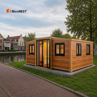 BlocNEST Maison Conteneur Moderne Extensible Kit de Maison Modulaire Préfabriquée pour Résidence Familiale, Camping et Vacances