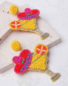 Boucles d'oreilles en perles colorées faites à la main nouveau style en gros Boucles d'oreilles pendantes pour femmes - Product Image 5