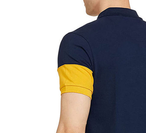 2025 nuevos polos para hombre, alta calidad, liso, informal, logotipo personalizado, venta al por mayor, ropa de calle, suministro ODM, patrón sólido - Product Image 6