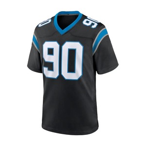 Maillot d'été adulte Carolina American Football Jersey Rugby Sportswear Training Jersey Panthers Cool Breathable T-shirt - Product Image 3