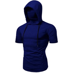 Men's Long Sleeve Gym Hoodie with <b>Mask</b> DIY Pattern Pullover Hooded T Shirt Tops for <b>Sports</b> & Cycling for Autumn Season - Product Image 6