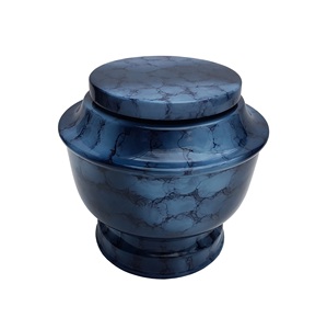 Urne funéraire en feuille d'aluminium imprimée florale personnalisée Meilleur grossiste et fournisseur Urne souvenir en laiton - Product Image 4