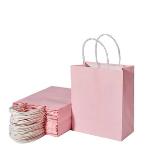 Sacs de courses recyclables en gros, sacs en kraft personnalisés avec logo pour les marques de mode et de vente au détail - Product Image 1