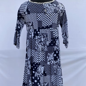 ชุดเดรสผ้าฝ้ายสไตล์ตะวันตกแบบไม่มีสายหนังลายดอกไม้ที่อ่อนโยนแบบอินเดียชุดเดรสยาวหนึ่งชิ้นสำหรับผู้หญิงใส่ฤดูร้อนชุดใหม่โรงงานใหญ่ - Product Image 1