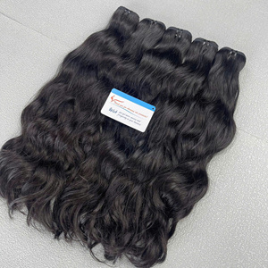 Extensiones de Cabello al Por Mayor, Cabello Vietnamita Virgen Sin Procesar, Cabello Humano Natural Ondulado de Doble Trama - Product Image 4