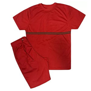 Logo personnalisé vêtements d'été chemise et short pour hommes ensemble pour la course à pied en coton personnalisé hommes ensemble de short prix de gros hommes ensemble de shorts - Product Image 3