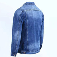 Veste en jean slim pour hommes en gros, veste en jean élégante et manteau, vêtements décontractés pour adolescents, mode tendance, vêtements d'extérieur légers