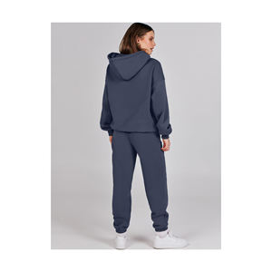 Pull-over bon marché imprimé sweat-shirt brodé unisexe Survêtements surdimensionnés Survêtement en coton uni personnalisé vierge - Product Image 6