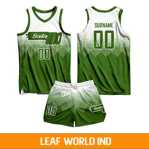 2025 Conjunto de camiseta de baloncesto verde transpirable profesional personalizado para hombres uniforme de retroceso de secado rápido tallas grandes 5XL nuevo Cool - Product Image 3
