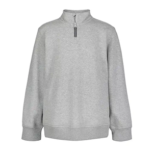 Sweat-shirt à manches longues personnalisé en usine, nouveau modèle 2026, unisexe, polaire, demi-zip, sweat-shirt à capuche, pull à quart de zip - Product Image 2